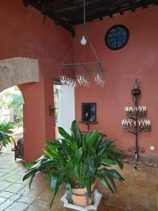 Televisyen dan/atau pusat hiburan di Typical Andalusian House s XVII
