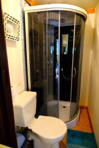 Koupelna v ubytování Chill house
