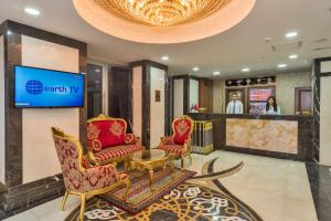 A television and/or entertainment centre at The Central Hotel