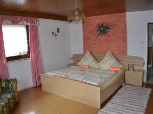 Ένα ή περισσότερα κρεβάτια σε δωμάτιο στο Pleasant apartment in Karlsfeld