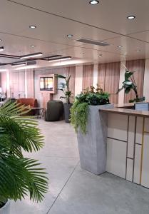Vstupní hala nebo recepce v ubytování Elite studio green wave