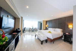 Cama ou camas em um quarto em Hotel El Panama by Faranda Grand, a member of Radisson Individuals