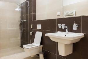 Koupelna v ubytování Hotel Valdes