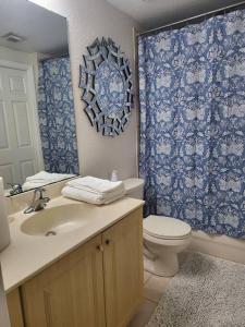 Koupelna v ubytování Blue Harbour