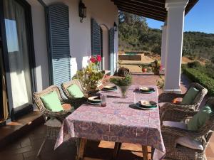 Balkon lub taras w obiekcie Casa Rural La Alcornocosa