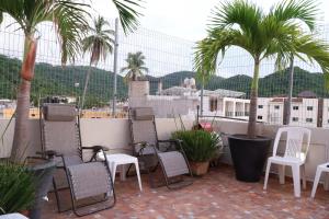 Ein allgemeiner Bergblick oder ein Berglick von des Hotels aus