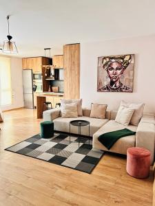 Posezení v ubytování Raya apartment