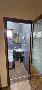 Koupelna v ubytování Hotel Sofra