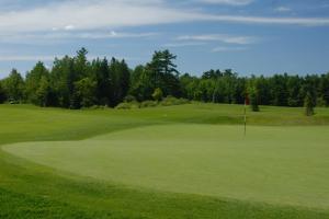 a view of a golf course with a green at Balancal Apartments and Villas Palheiro Village in Funchal