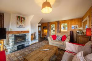 Гостиная зона в Chalet Marianne - Nendaz, cosy & close to ski lift 4 Vallées