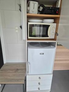 Kuchyň nebo kuchyňský kout v ubytování Smaal apartment Beti