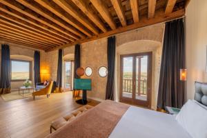 Katil atau katil-katil dalam bilik di Áurea Convento Capuchinos by Eurostars Hotel Company