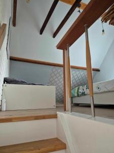 Postel nebo postele na pokoji v ubytování Smaal apartment Beti