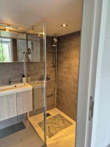 Koupelna v ubytování Smaal apartment Beti