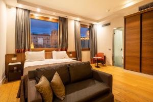Katil atau katil-katil dalam bilik di Áurea Convento Capuchinos by Eurostars Hotel Company