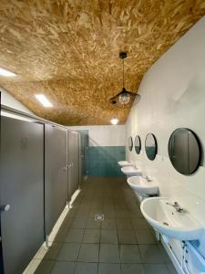 Koupelna v ubytování Camping la Kahute - Tiny House au coeur de la fôret