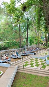 Zahrada ubytování HeHa Waterfall Suites & Camping Ground
