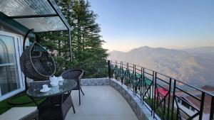 山景或在公寓看到的山景