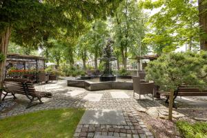 Vonkajšia záhrada v ubytovaní Villa Meduza
