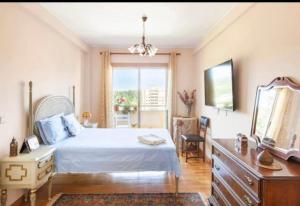 Postel nebo postele na pokoji v ubytování Casa vintage