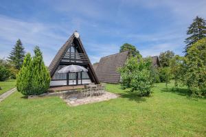 Zahrada ubytování Ferienwohnpark Immenstaad am Bodensee Nurdachhaus Typ 7 ND 30