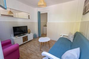 TV a/nebo společenská místnost v ubytování La casita de la abuela