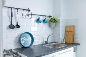 Kuchyň nebo kuchyňský kout v ubytování La casita de la abuela + 8 fotografií