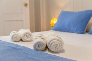 Postel nebo postele na pokoji v ubytování La casita de la abuela