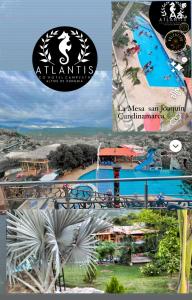 Bazén v ubytování Eco Hotel Campestre Atlantis San Joaquín La Mesa nebo v jeho okolí