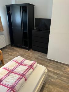 Postel nebo postele na pokoji v ubytování Apartment Zirkusstraße