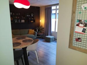 Posezení v ubytování Appartement De Oliekan Medium
