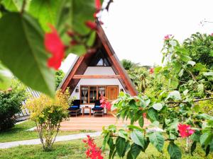Zahrada ubytování La Digue Island Lodge
