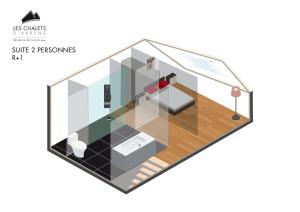 Plano de Les chalets d'Arrens