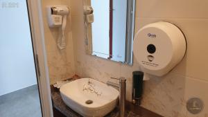 Koupelna v ubytování Vy An Hotel
