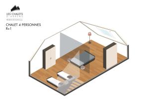 Plano de Les chalets d'Arrens