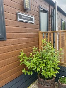 Zahrada ubytování 16 Lake View, Pendle View Holiday Park, Clitheroe