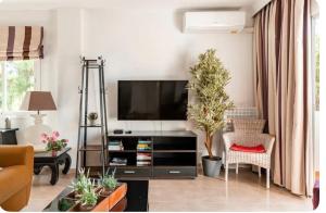 Telewizja i/lub zestaw kina domowego w obiekcie Residencial Algaida