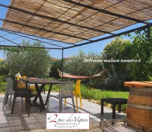 Κήπος έξω από το Les Maisons et le Spa de à 2 pas des vignes à Châteauneuf du Pape