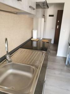 Kuchyň nebo kuchyňský kout v ubytování Apartment in Chiavenna