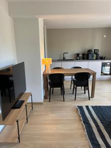 Kuhinja oz. manjša kuhinja v nastanitvi Appartement neuf Barcelonnette