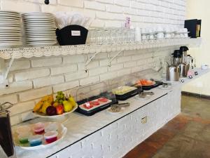 Comida no hotel ou em algum lugar perto
