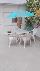Patio nebo venkovní prostory v ubytování Jolie studio neuf ! Vue sur mer !