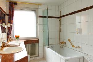 Koupelna v ubytování Hotel Kammerer