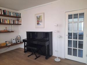Knihovna v apartmánu