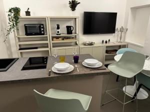 Dapur atau dapur kecil di B&B Casa di Leo