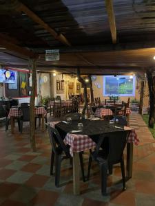 Restaurace v ubytování Casa y Restaurante- Pizzeria La Pergola