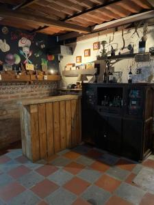 Lounge nebo bar v ubytování Casa y Restaurante- Pizzeria La Pergola