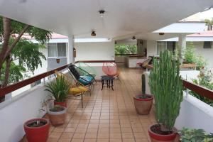 Balkón nebo terasa v ubytování Hotel Isabel