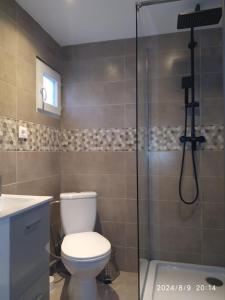 Koupelna v ubytování charmant gite 25m² indépendant