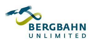 een logo voor het bergbrain United-initiatief bij Goldstück in Oberstdorf